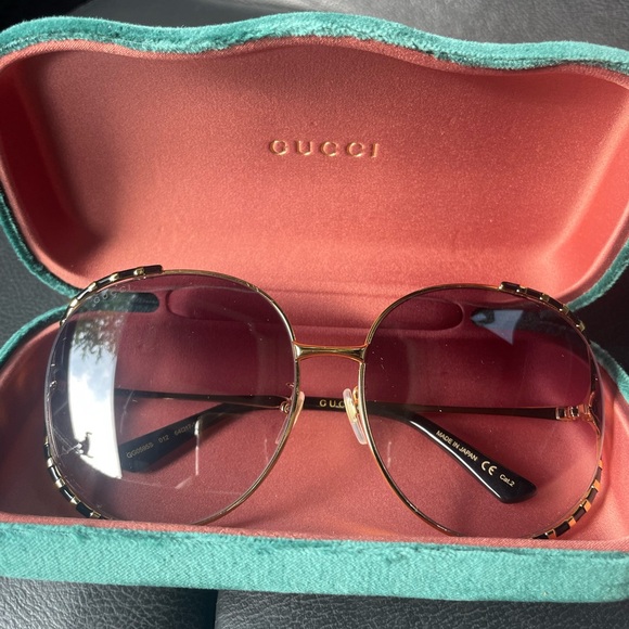 Gucci Accessories - Gucci 64mm Gradient Oversize Round Sunglasses